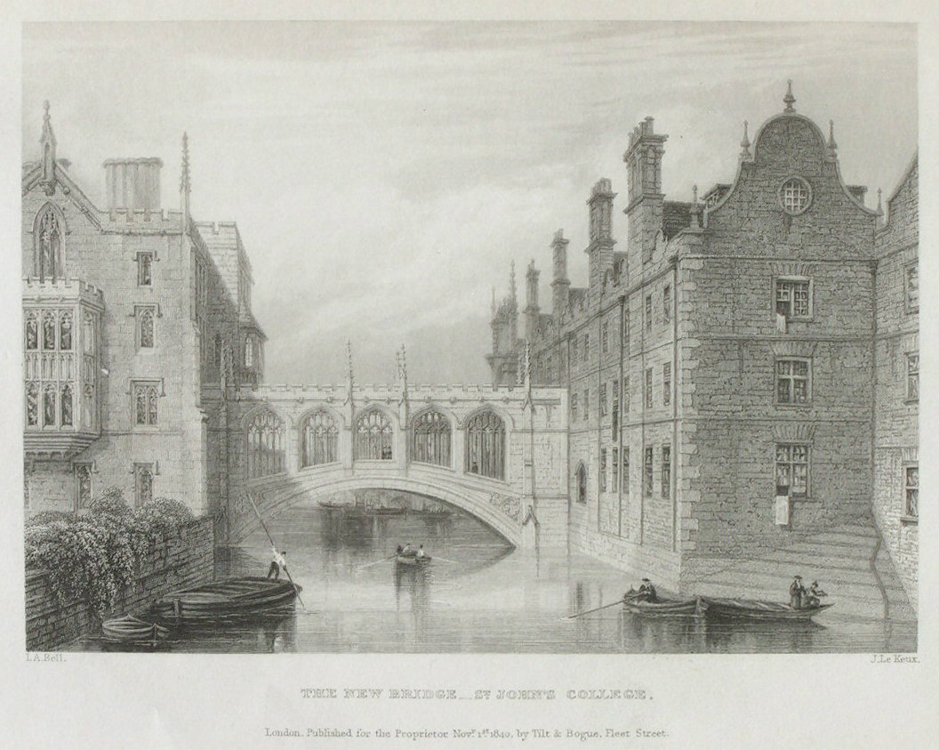 Print - The New Bridge - St. John's College - Le